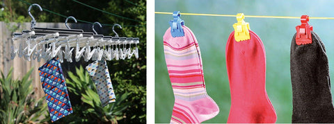 44 Peg Clothes Airer & Socky Clips | Soko & Co