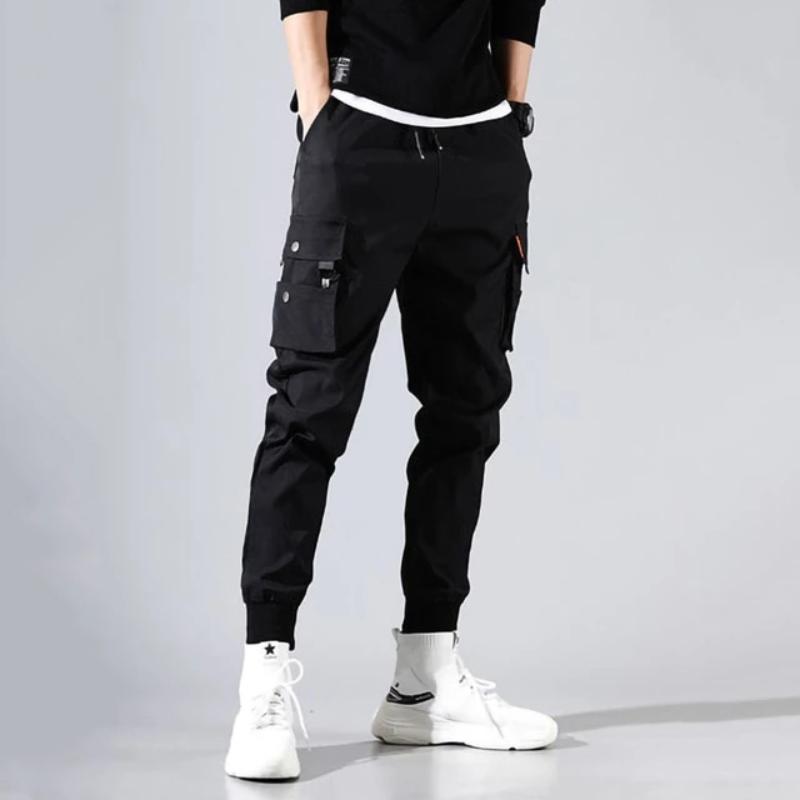 black tactical joggers