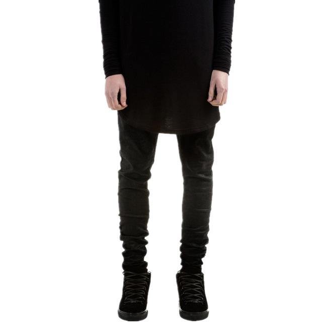 long black skinny pants