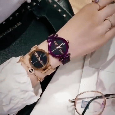 Starry quartz watch