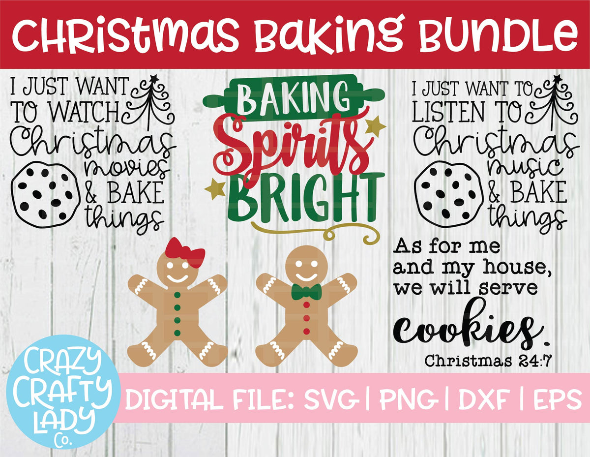 Download Christmas Baking Svg Cut File Bundle Crazy Crafty Lady Co PSD Mockup Templates