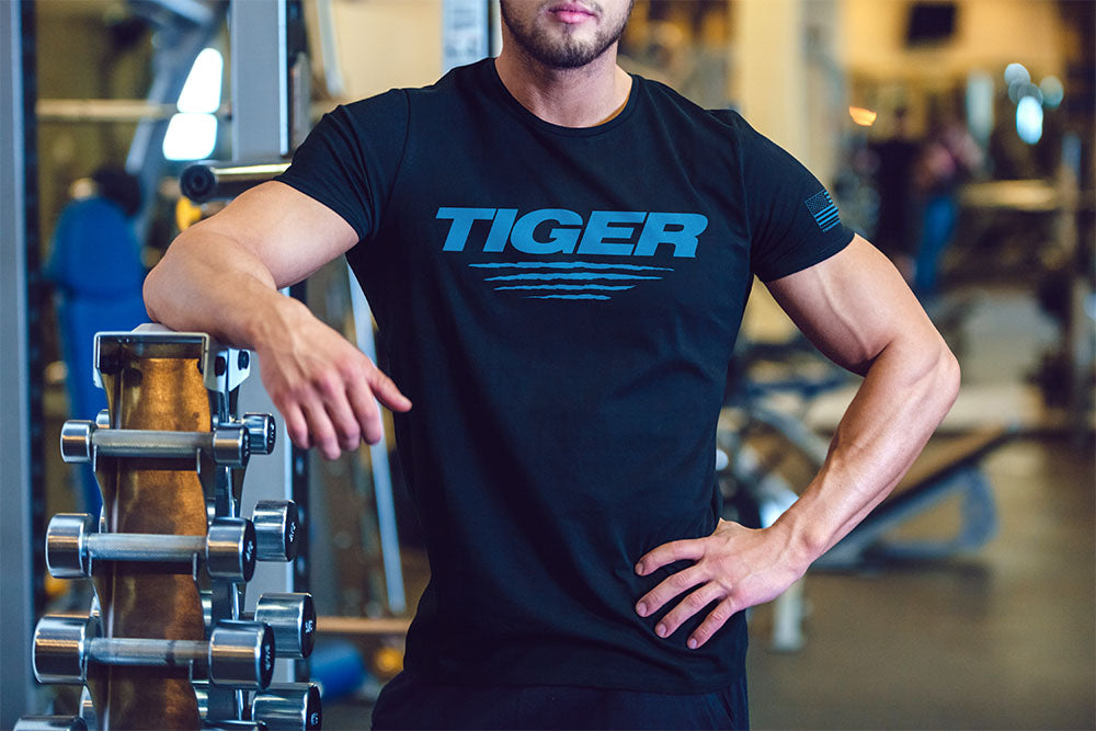 Game Day Tiger Fitness Tshirt