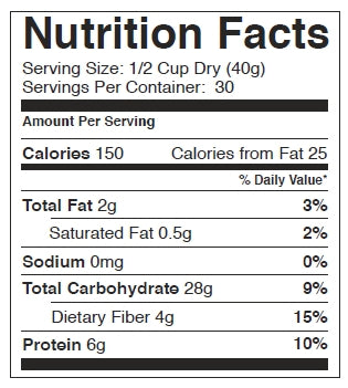 Nutrition Facts