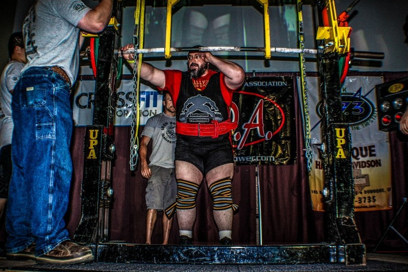 Powerlifter Steve Shaw