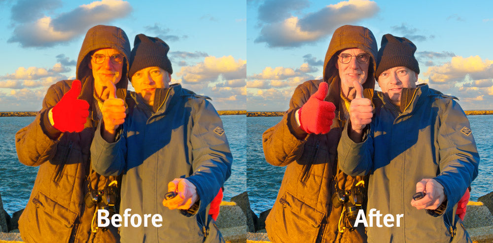 HDRI Panorama portrait - Part 14 - the (close) Encounters Project - Cor, Rakker & Bob ( before & after close )