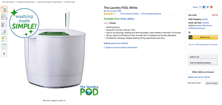The Laundry POD a alternative to Wonderwash?