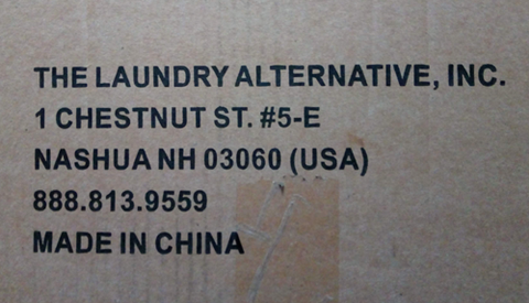 Wonderwash shipping from China to the USA to the Netherlands