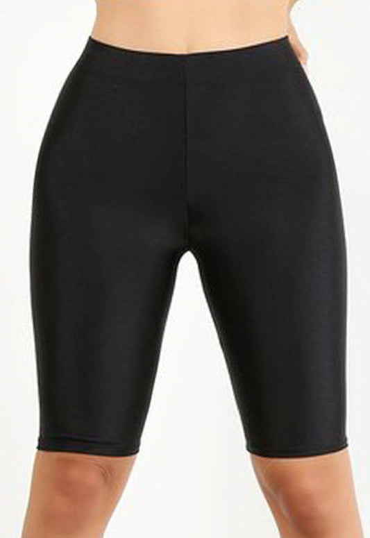 Shiny Biker Short-Tricot