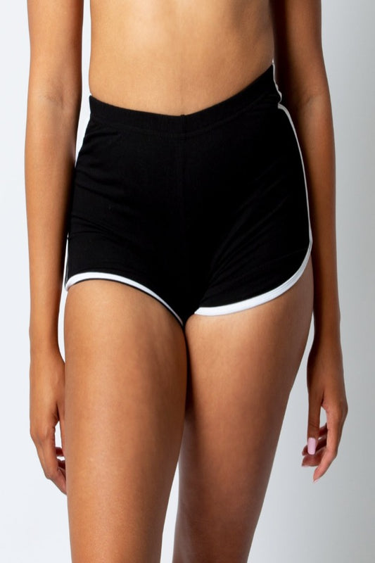 Solid Volleyball Shorts-Cotton Lycra