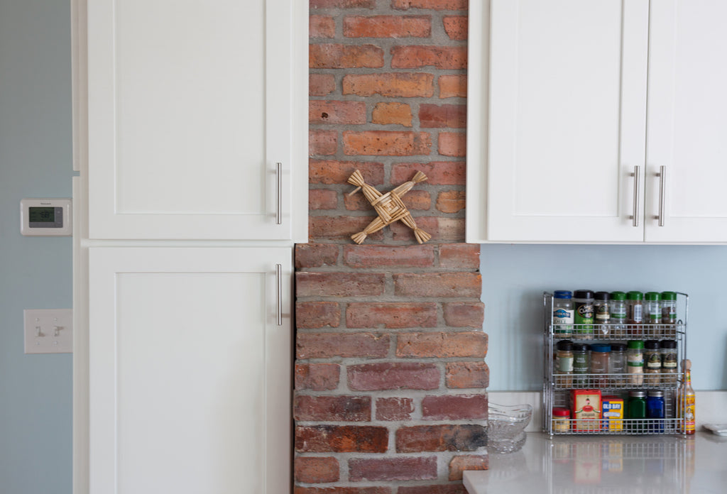 kitchen mixed textures medallion cabinetry shaker style