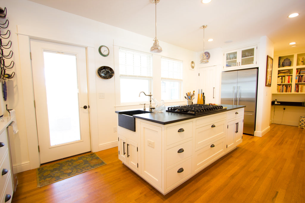 barn renovation kitchen island