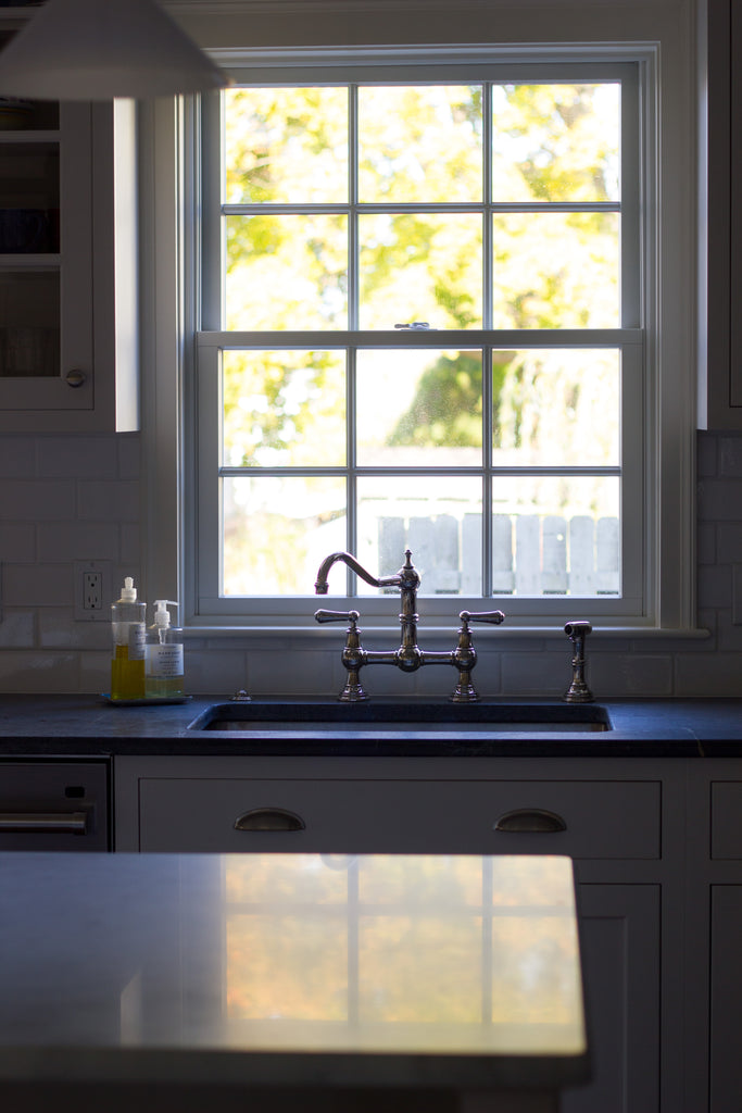 kitchen sink backyard window