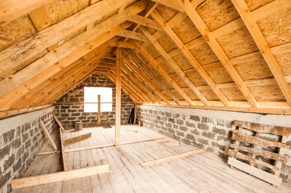 drafty attic space