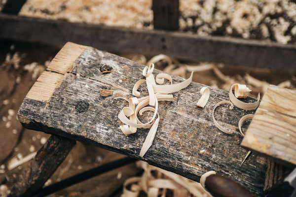 wood shavings crafted