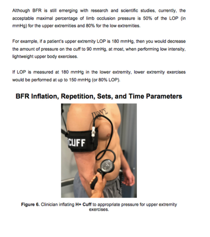 Blood Flow Restriction Protocols