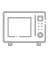 Microwave Grey Icon