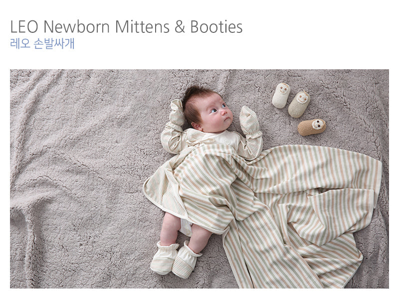 organic newborn mittens