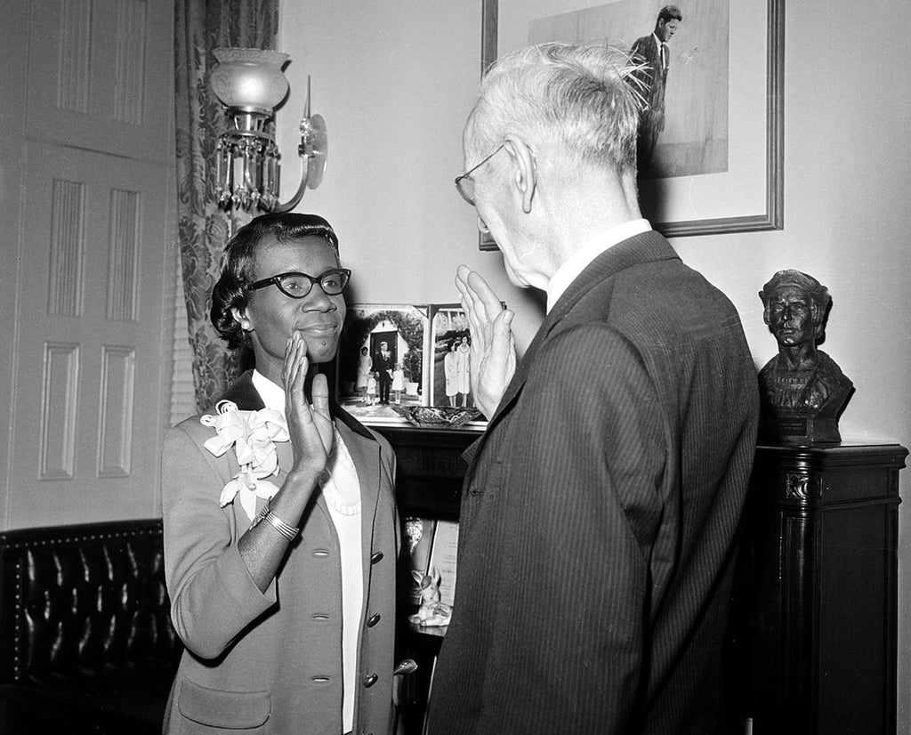50 years ago, shirley chisholm was sworn in as the first african