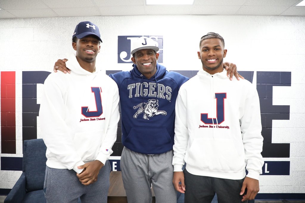 Deion Sanders' Sons Join Him To Play Football At Jackson State Univers