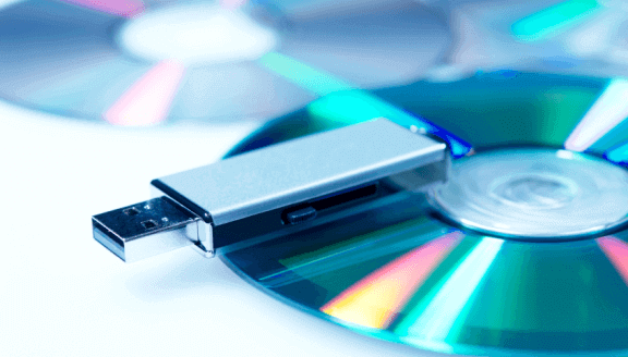 Transferring DVD or CD to USB