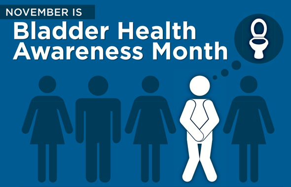 Hand, Bladder Health Awareness Month