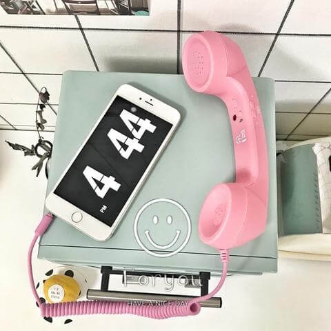 Wireless Retro Telephone Handset Bluetooth Phone Mobile Phone
