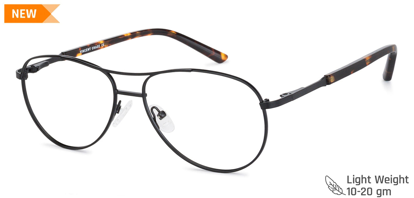 Vincent Chase Black Eyeglasses 137422