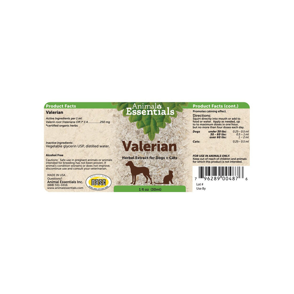 is 500 mg of valerian root safe for dogs