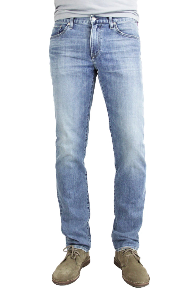 light blue slim straight jeans