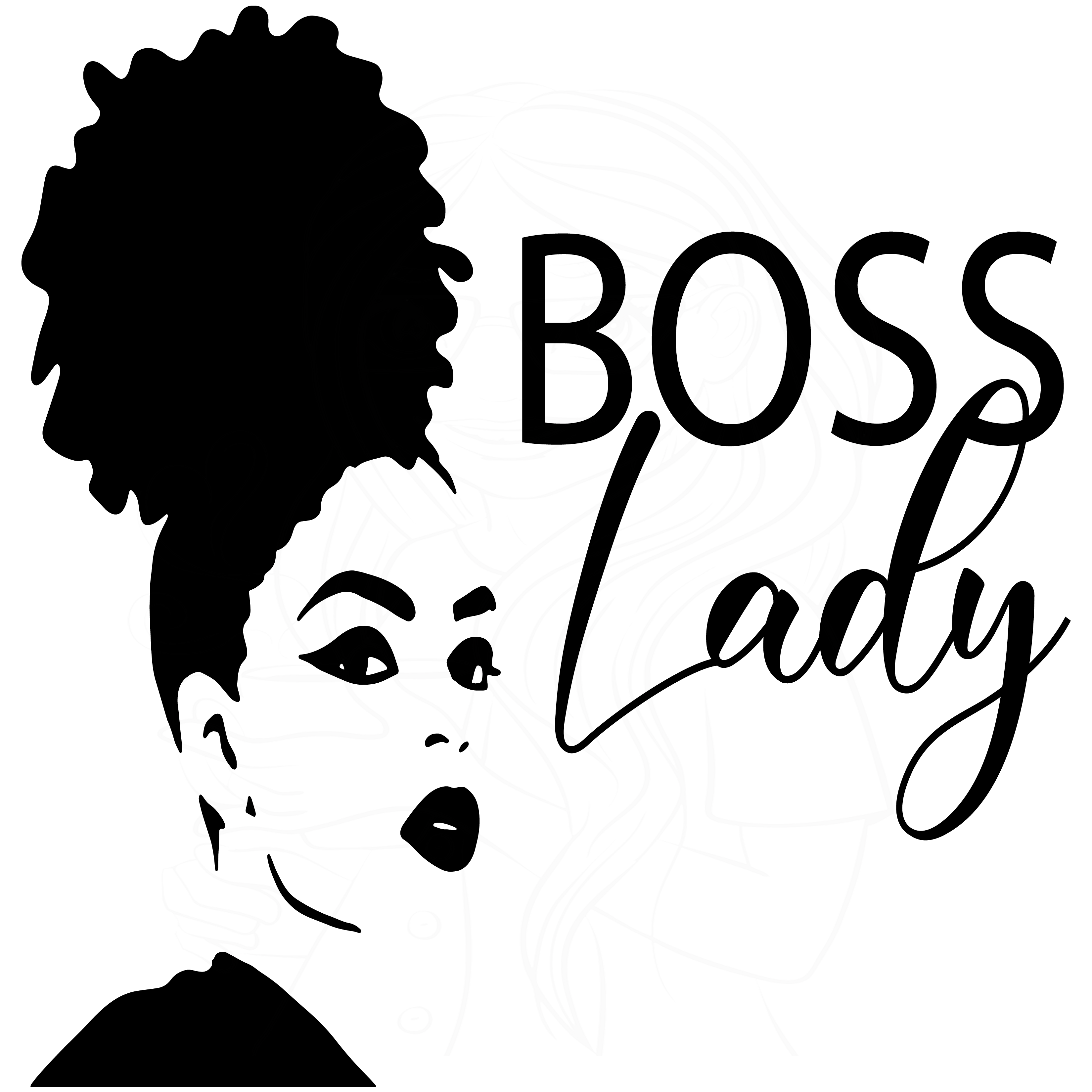 Lady Boss Svg Girl Boss Svg Strong Woman Svg Sublimation Design Png Digital Download Boss Lady 2343