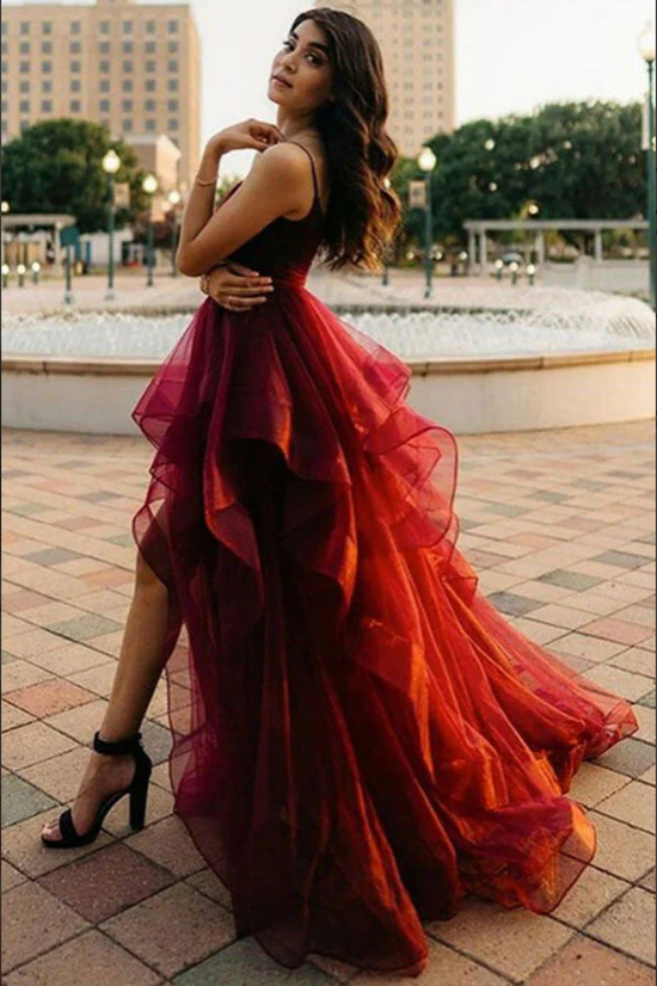 red prom dresses tumblr 2022