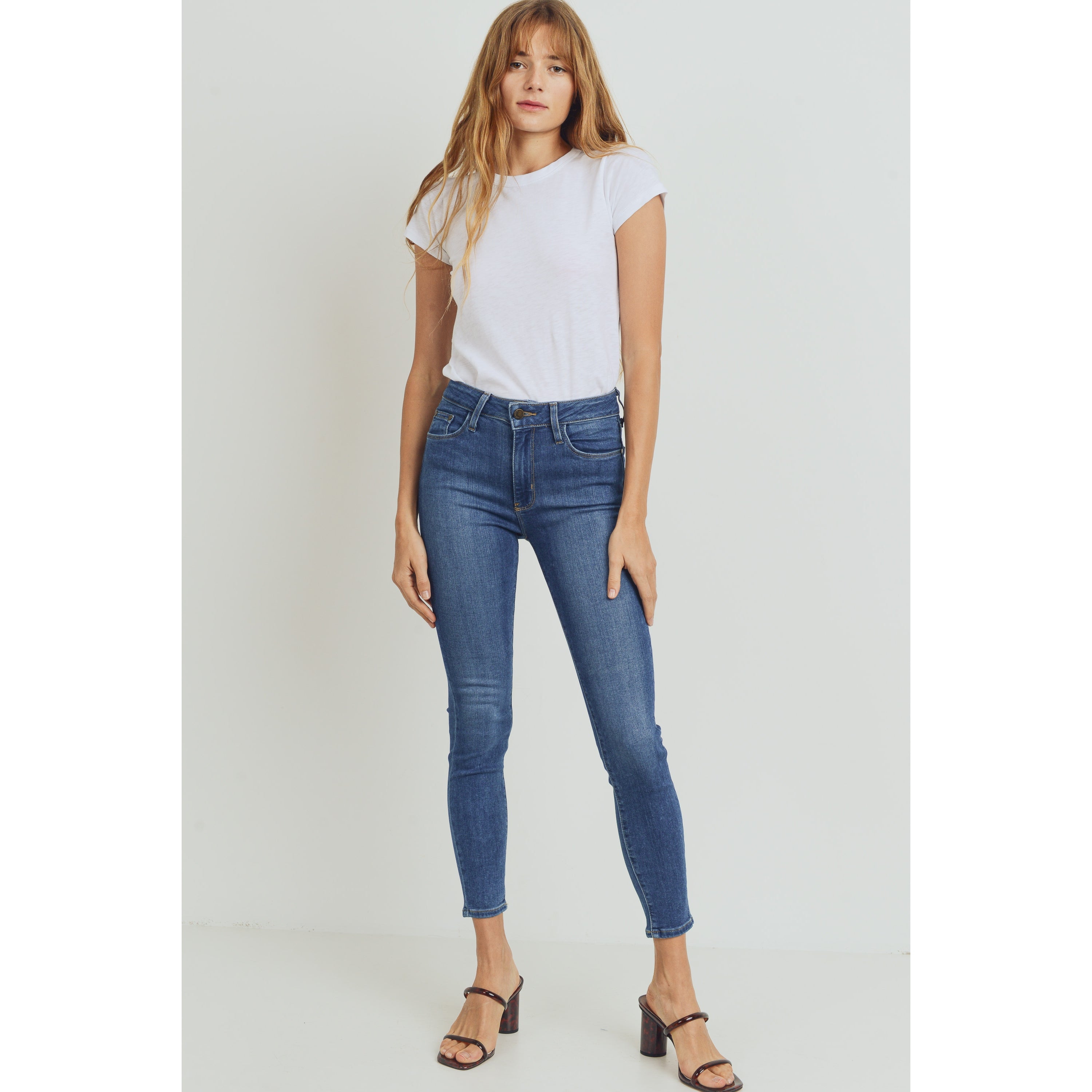 The High Rise Essential Skinny by Just Black Denim
