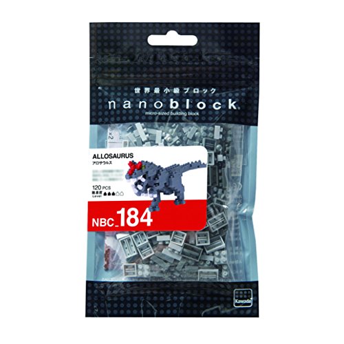 Kawada Nanoblock Mini ALLOSAURUS japan building toy block NBC_184 Worldwide 