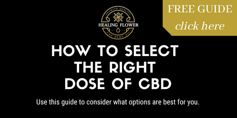 how to select the right does of cbd oil healing flower cbd