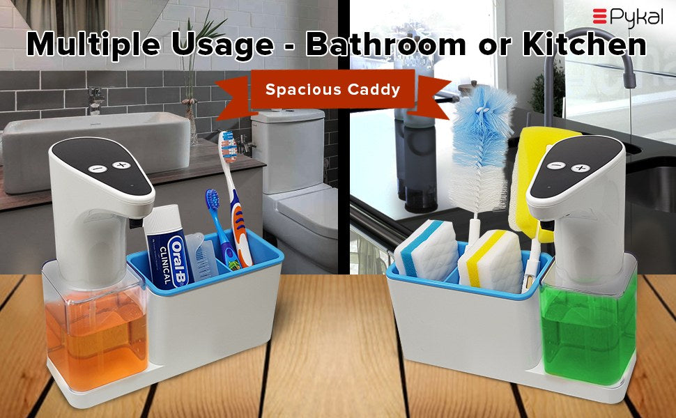 Automatic soap dispenser with caddy