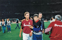 Roberto Mussi nella finale di andata di Coppa Italia 1993