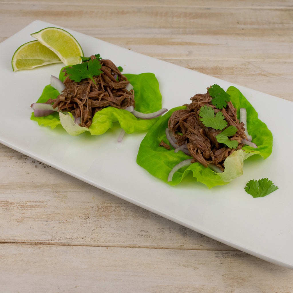 AIP Paleo Instant Pot Barbacoa Beef with Red Onion, Cilantro and Lime