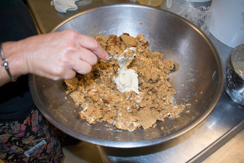 stir and mold into cake pops