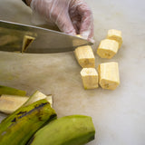 3 green plantains peeled and cut into 1 “ chunks