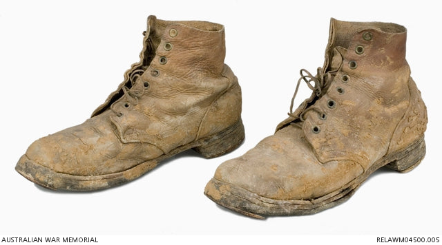 1916 service boots Australian Imperial Forces