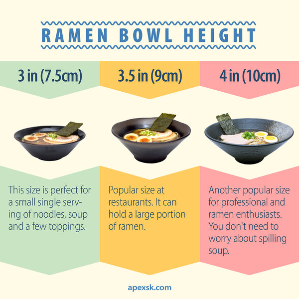 ramen bowl height