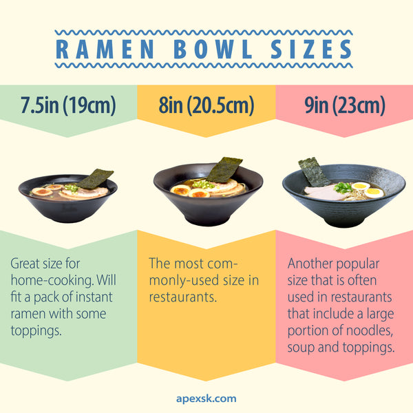 ramen bowl size