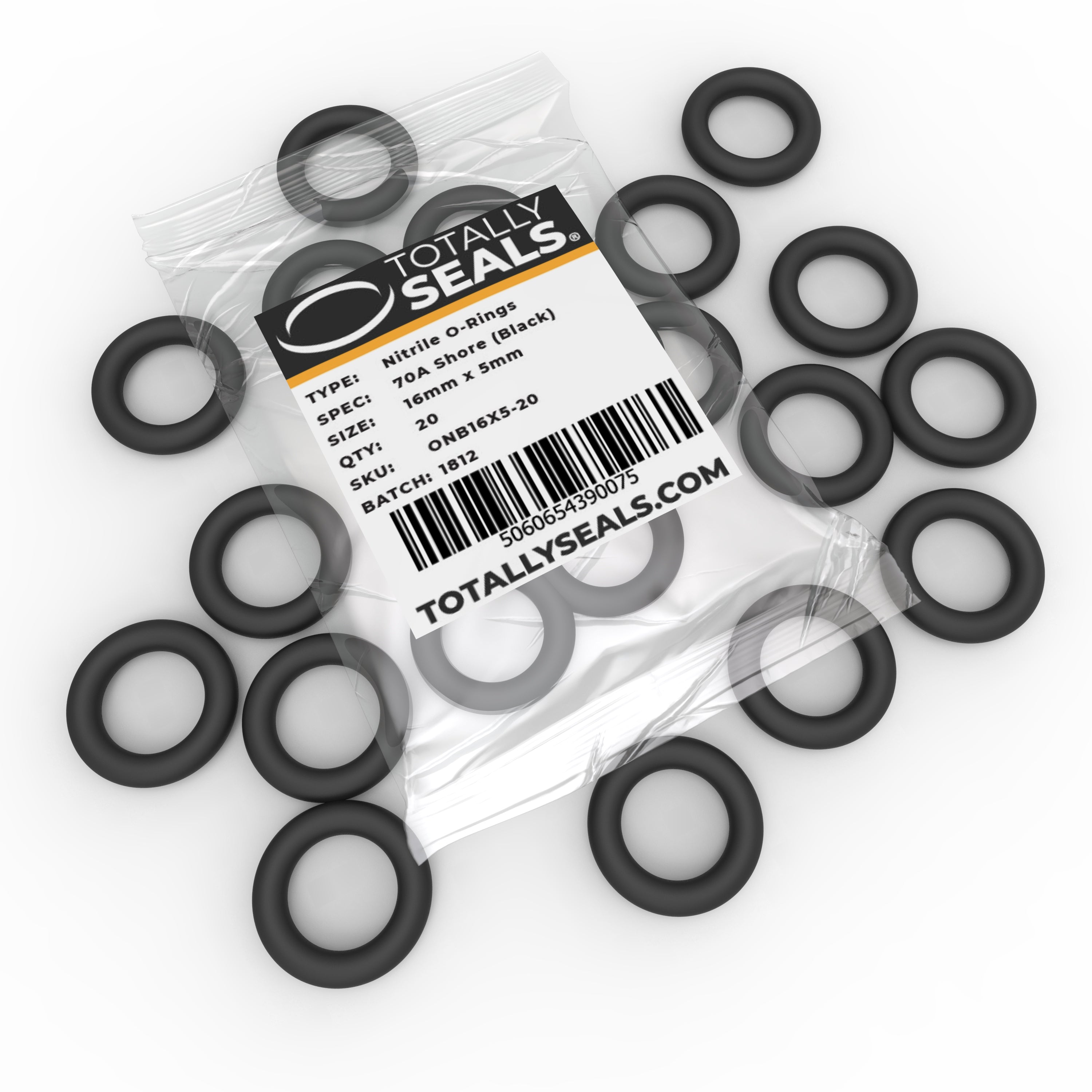 5mm Section 176mm Bore NITRILE 70 Rubber O-Rings 