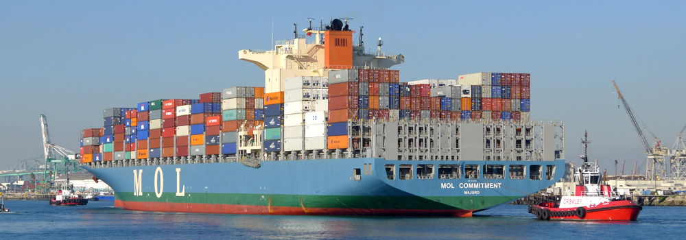 MOL Container Ship - San Pedro, CA