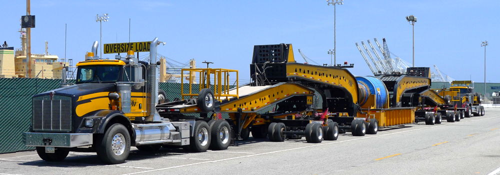 Oversized Load - Long Beach Harbor, CA