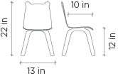 Bear Chair Dimensions