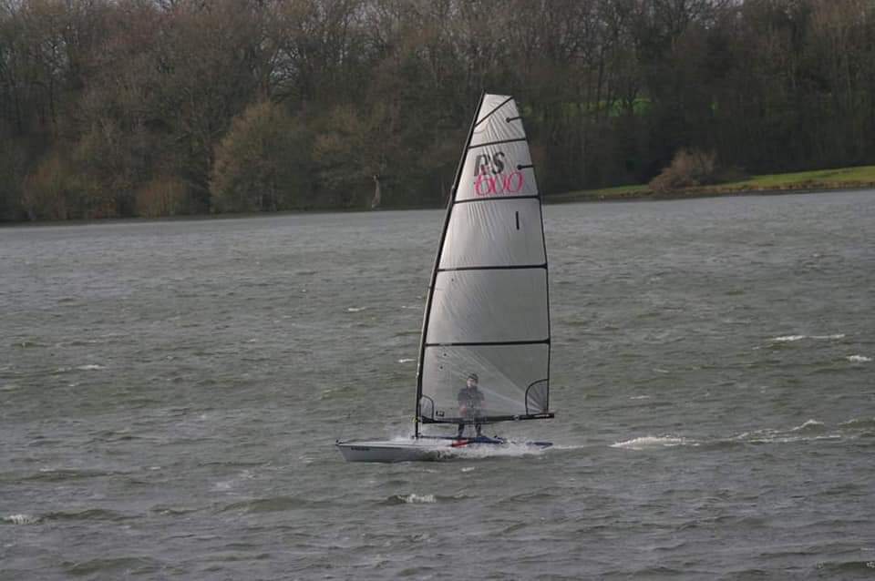 George Smith sailing his RS600