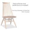 Ghify Modern Danish Spindle Dining Chair Customer Review