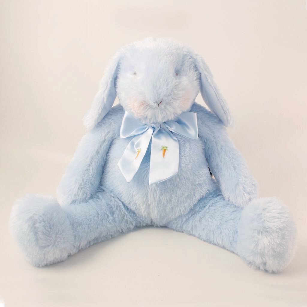 blue stuffed bunny