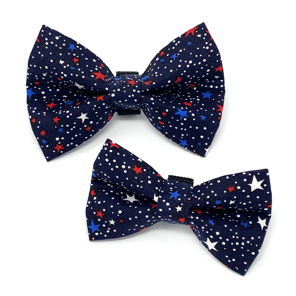 navy dog bow tie